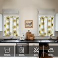 thumbnail image 5 of Sunflower Farmhouse Valance and Tier Curtains Set - 3 PC Floral Window Treatments, 5 of 5