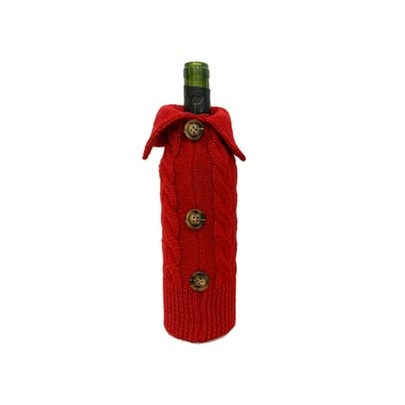 

Knitted Wine Bottle Bag Decoration Sweater for Wine Bottles