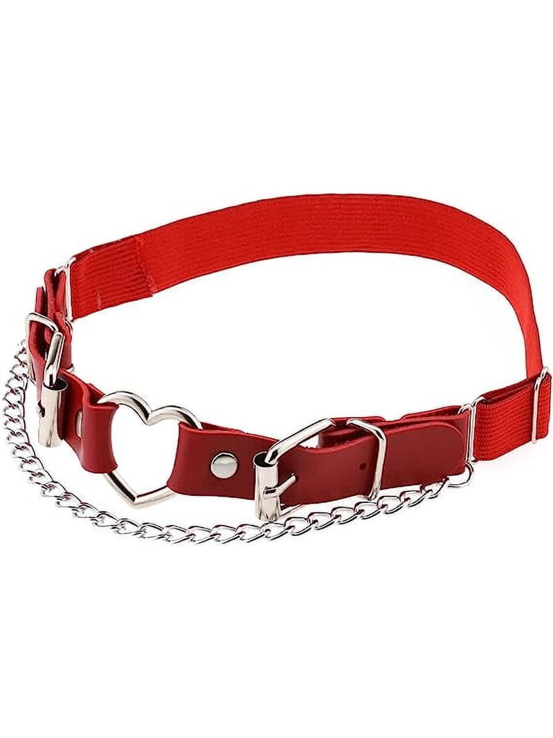 2PCs Leather Leg Garter with Chains, Elastic Rock Heart Thigh Garter for  Women - Walmart.com