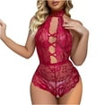 thumbnail image 2 of uublik Lingerie Set for Women Sexy Naughty Sexy Naughty Bodysuit Lace Babydoll Plus Size, 2 of 4