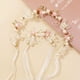 thumbnail image 2 of Diadema de perlas para niños, diadema de corona de princesa, diadema de joyería para niña de las flores, 2 of 6