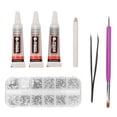 thumbnail image 4 of Rhinestones Glue Kit 6 Sizes Rhinestone Decor With Tool Glue For Tumblers Craft Set Home Makeup Nail Art Decoration, 4 of 8