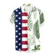 thumbnail image 4 of Camisas hawaianas divertidas para hombre, camisas con botones y estampado 3D del Día de la Independencia, camisas de manga corta para vacaciones tropicales, camisas hawaianas para playa, 4 of 5