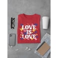 thumbnail image 3 of Love Is Love Lgbtq Pride Tee T-shirt Color Men's, 3 of 4