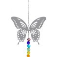 thumbnail image 2 of Colgante Mariposa Colgante de cristal de mariposa, cuentas de colores, decoración de araña colgante (A) Wdftyju Libre de BPA, 2 of 4