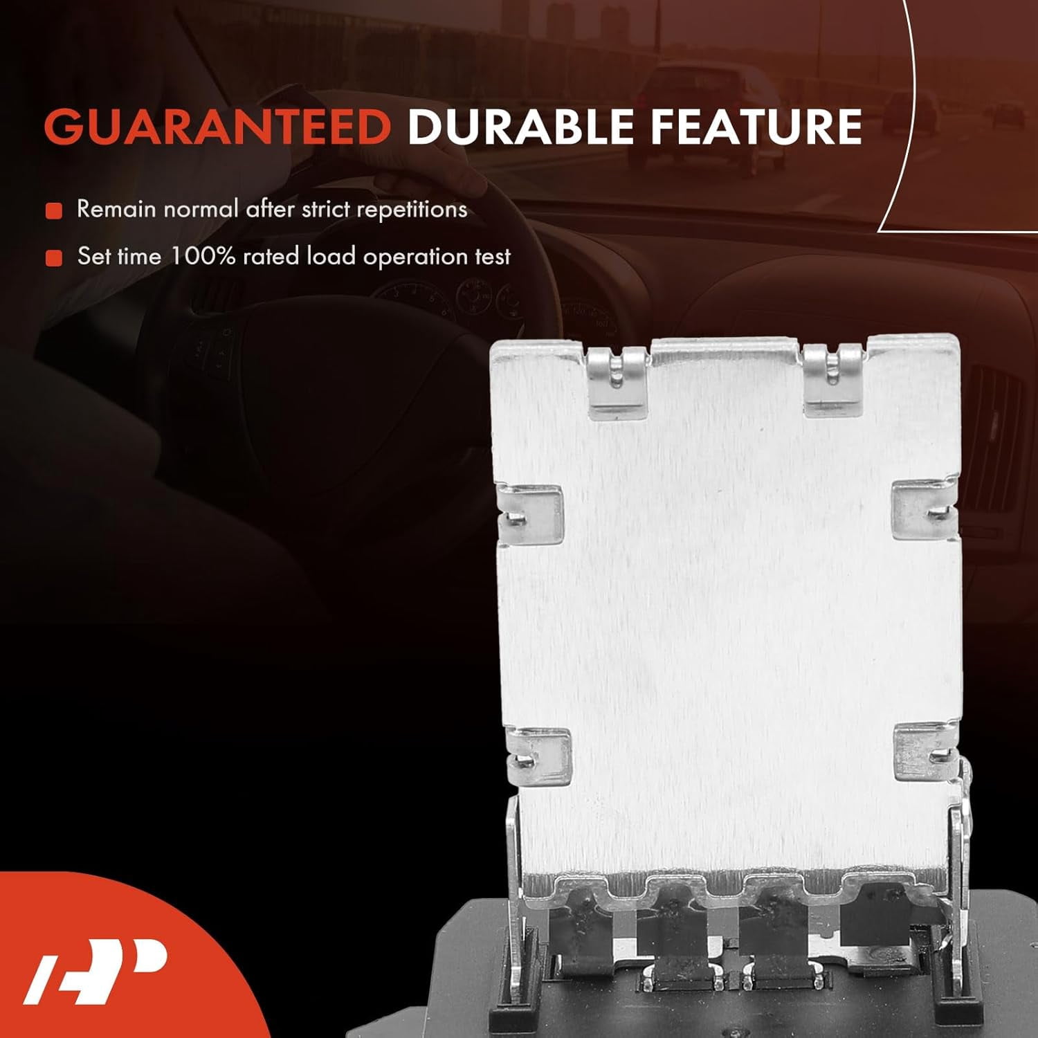 A-Premium HVAC Blower Motor Resistor Compatible with Jeep Grand Cherokee, Commande, 2008 2009 2010, Without Automatic Temperature Control, Replace# GS3L61B15, 68057463AA
