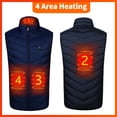thumbnail image 5 of Xihbxyly Abrigo Calefactor, Tecnología de Fibra de Carbono, Tres Modos de Temperatura, Tejido Cómodo y Resistente Al Viento, Ideal para Exteriores En Invierno, Alimentación Por Usb, Lavable a Máquina, 5 of 5