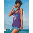 thumbnail image 2 of Love Is All Splash Paint Art Racerback Tank Women -Image by Shutterstock, Female Large, 2 of 4