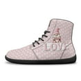 thumbnail image 6 of Psesaysky Pink Minimalist Barefoot Shoes Soft Comfortable High-Top Sneakers Gift for Ladies Big Girls Size 6-13.5, 6 of 7