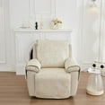 thumbnail image 3 of Xiao Hua Fundas para sillones reclinables, antideslizantes, con bolsillo, lavables, para niños, perros, gatos y mascotas (beige, 61 cm de ancho), 3 of 5
