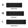 thumbnail image 2 of Keyboarant 2pack/lot Fashion Elastic Belts With Double Vel-cro And Side Buckle Straps Comfortable brown S, 2 of 8