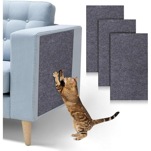 Cat Scratcher Self-Adhesive Wear-Resistant Cat Scratching Pad Cat Wall Climbing Scratch Mat Furniture Couch Protection