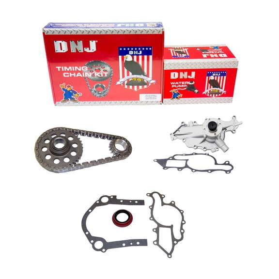DNJ TK4045AWP Timing Chain Kit with Water Pump Fits Cars & Trucks 91-94 Ford 3.0L V6 OHV 12V