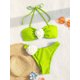 thumbnail image 1 of Microbikini Bandeau con realce para mujer, traje de baño con estampado Floral en 3D Sexy, conjunto de Bikini con Tanga para verano, 2024, 1 of 5