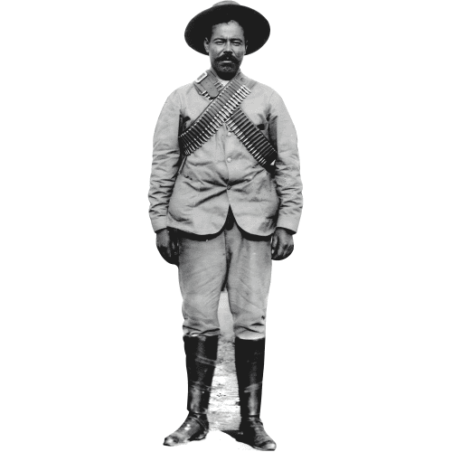 H10540 Pancho Villa Bandolier Mexican Revolution Governor Cardboard Cutout Standee Standup