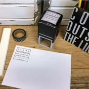 Personalized Square Self Inking Rubber Stamp - The Farmingham