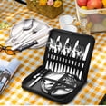 thumbnail image 5 of TEAFIRST 20pcs Camping Kitchen Tableware Kit, Mess Cutlery for 4 Person Dinnerware Set , for Picnic, 5 of 6