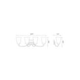 thumbnail image 3 of Designers Fountain Malone 4 Light Brushed Nickel Bathroom Vanity Light Fixture, D267M-4B-BN, 3 of 5