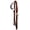 Medium, variant on Showman Leather Double Ear Headstall w/ Engraved Silver (Light)
