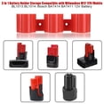 thumbnail image 3 of Home Textile Storage Universal Battery Holder Accessories for Wall Mount Storage with Battery Slots Compatible Battery Packout Racks for Drill Tool Holders (3pcs) 3PCS, 3 of 6