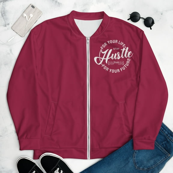 Hustle Fresh Unisex Bomber Jacket (XS)