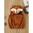 Kleidungly Christmas Toddler Baby Girl Boy Hooded Vest Velvet Deer