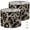 Color-4, variant on 2pcs Set Drum Lampshades (13"x 13"x 10"), Hand Drawn Abstract Leopard Cheetah Skin Fur Shapes Fabric Lamp Shades, Large Replacement Shades for Table, Floor, and Pendant Lamps, Simple Assembly Needed.