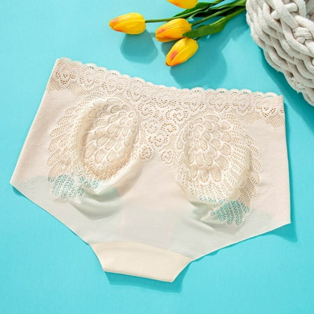 

KaLI_store Lace Panties For Women Lingerie of Women s Regular & Plus Size Lace Boyshort Panties