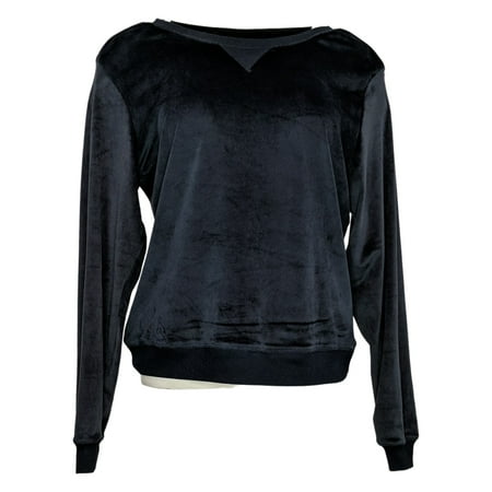 

Honeydew Women s Sleepwear Sz 2XL Long Sleeve Velvet Lounge Top Blue Regular Size