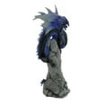 thumbnail image 3 of Statue Dragon Bleue Peinte à la Main Andrew Bill Sapphire Sentinel, 3 of 3