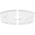 thumbnail image 6 of 30"W x 20"H x 3"ID x 16 1/4"C x 1"P Kailey Architectural Grade PVC Contemporary Ceiling Medallion, Two Piece, 6 of 7