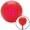 thumbnail image 1 of American Shifter  Pink No U-Turn Red Shift Knob with M16 x 1.5 Insert Shifter Auto Manual Custom Brody, 1 of 1