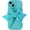 Blue, variant on Cute Bow Knot Curly Wave Frame Soft Compatible with iPhone Case (Black,iPhone Xs Max)