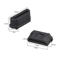 thumbnail image 2 of Silicone TV  Anti-Dust Stopper Cap Cover for FEMALE Port Black 20 pcs, 2 of 2