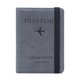 thumbnail image 1 of Funda de piel León de piedra bloqueo RFID Gris PU 14.8*11*1cm, 1 of 5