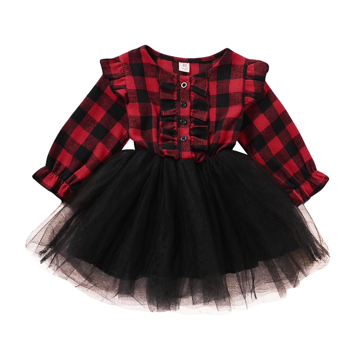 red plaid dress girls