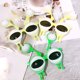 thumbnail image 4 of Jumpingount Accesorios para fotos Gafas de sol de ojos grandes a prueba de agua Plástico Hip Pops Gafas de cumpleaños de moda Gafas a prueba de Lentes Verde, 4 of 6