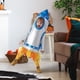 thumbnail image 3 of Uuiauoio Children's Rocket Ship Costume with Astronaut Uniform, Silver and Flame Themed Aerospace Party Wear for Halloween and Stage Performances, Polyester Space Suit for Kids , S-L Sizing Options(L）, 3 of 5