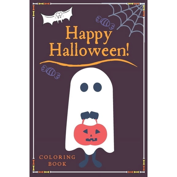 Happy Halloween Coloring Book: Creative Halloween Book: Pretty Nice Halloween Color Book For Kids & Children's - Hallowe, (Paperback)