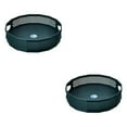 thumbnail image 4 of Becaristey Convenient Anti-Skid Turntable Spice Rack Bathroom Storage Tray Organizer Container Green L 2Set, 4 of 6
