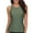 Green, variant on Women's High Neck Tankini Top - Padded Push-Up, Racerback, Nylon Spandex