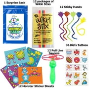 84 Pc Kids Top Choice Birthday Party Favor Pack - Boys & Girls Classroom Prizes