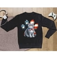 thumbnail image 5 of Patriotic British Shorthair 4th of July Independence Paws Sweatshirt Unisex Merch Cat Lover Kitten Owner Gifts - 02010, 5 of 6