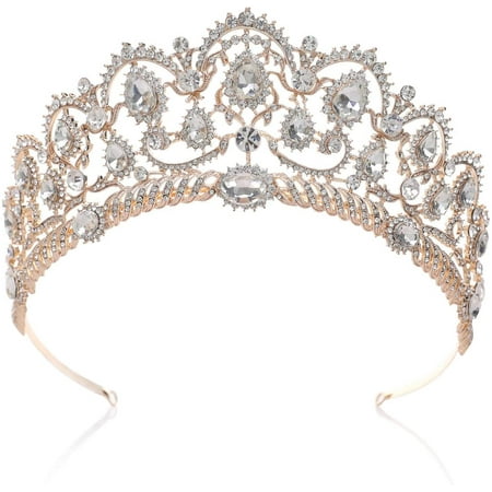 Crystal Wedding TiaraFor Bride - Rhinestone Princess CrownFor Women ...