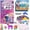 Unicorns & Princesses, variant on Foil Fun Art Craft Kit - Animal Arts and Crafts for Kids 4-8 - DIY Creative Activity Travel Toys - Foam Stickers Books - Birthday Gift for Boys Girls