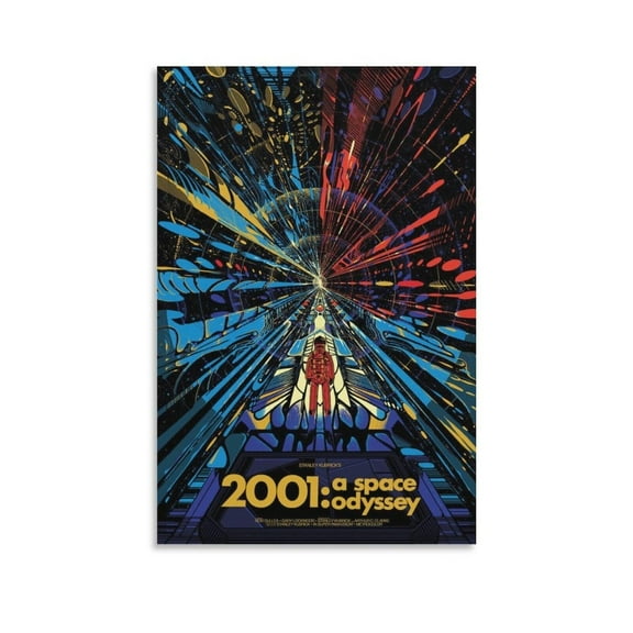 Classic Movie Posters 2001 A Space Odyssey Movie Poster Poster Decorative Painting Canvas Wall Art Living Room Posters Bedroom Painting
