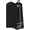 Black, variant on 65'' Bridal Wedding Gown Dress Garment Bag 15'' Gusseted Garment Cover Shoe Pockets Travel Garment Storage Bag for Prom, Evening Gowns, Black