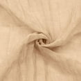 thumbnail image 5 of Habitat Paloma Sheer Dual Header Stylish and Functional Curtain Panel 52" x 108" Apricot, 5 of 7