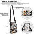 thumbnail image 6 of HELLHERO Skulls Celestial Symbols Women Messenger Bag Vintage, 2 Zippers for Casual Use, Casual Travel, 6 of 7