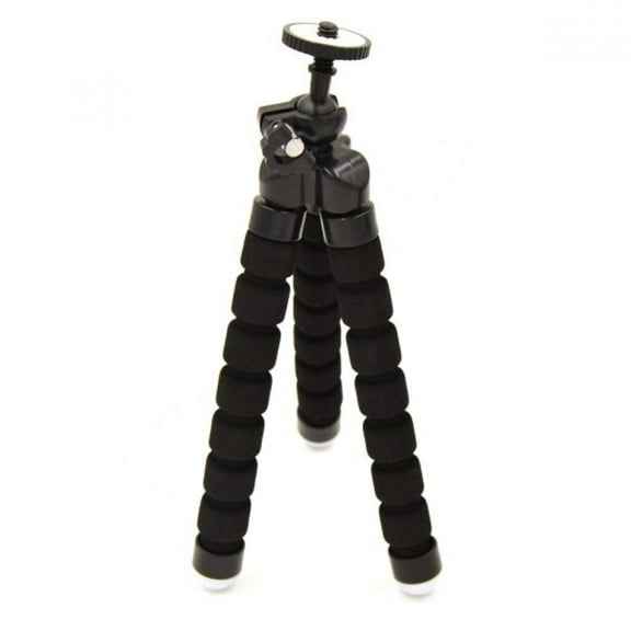 FYCONE Foam Legs Octopus Flexible Mini Tripod for SLR DSLR Camera Universal, Black